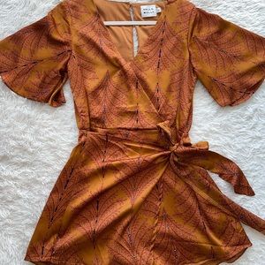 Hello Molly - Midnight Noise Playsuit size M